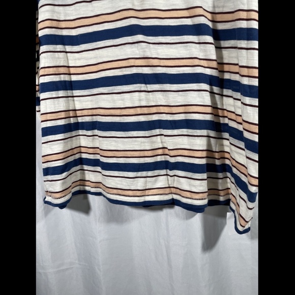 New Madewell Whisper Stripe Ringer Tee Shirt XXL - Picture 10 of 12